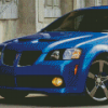 Pontiac G8 Blue Car Diamond Painting