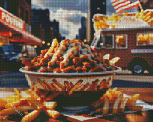 Poutine Diamond Painting