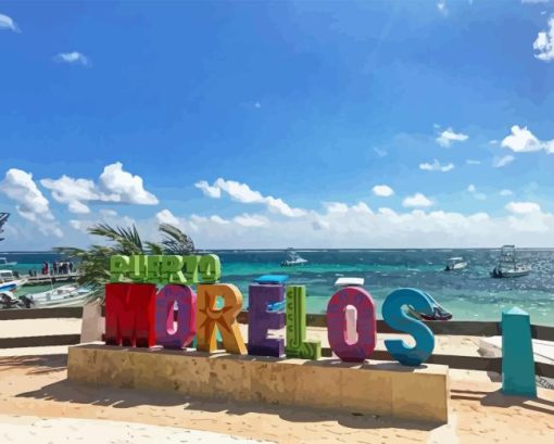 Puerto Morelos Diamond Painting