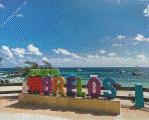 Puerto Morelos Diamond Painting