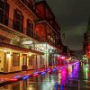 Rain In Bourbon Street Diamond Painting