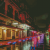 Rain In Bourbon Street Diamond Painting