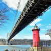 Red Lighthouse Diamond Painting