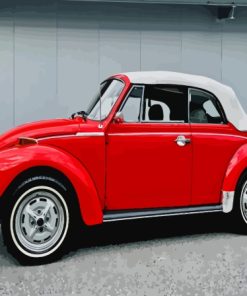 Red Velvet Beetle Convertible Diamond Painting