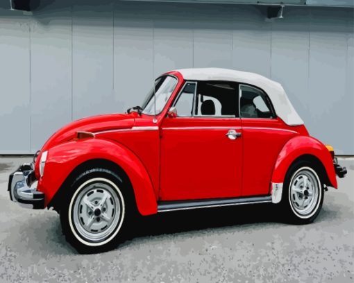 Red Velvet Beetle Convertible Diamond Painting