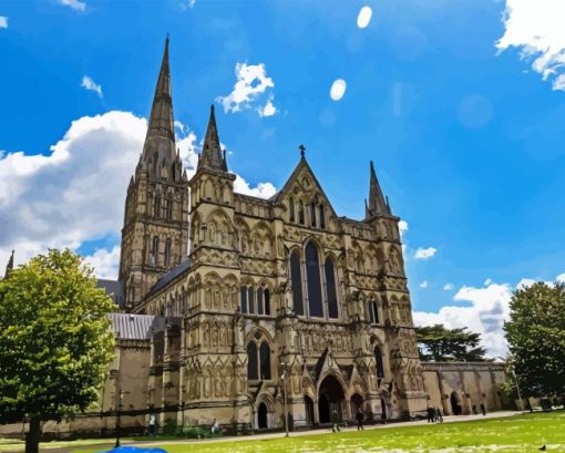 Salisbury Cathedral Diamond Painting