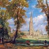 Salisbury Cathedral By Constable Diamond Painting