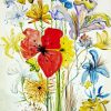 Salvador Dali Flowers Diamond Painting