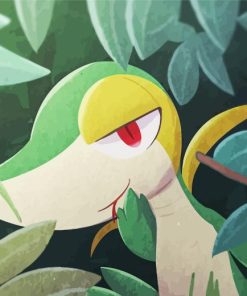 Snivy Art Diamond Painting