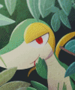 Snivy Art Diamond Painting