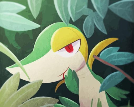 Snivy Art Diamond Painting