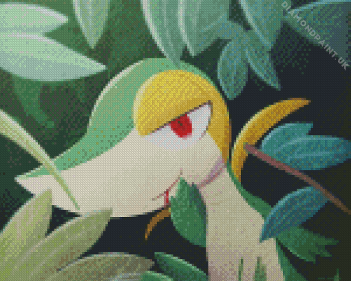 Snivy Art Diamond Painting