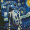 Starry Night R2d2 Diamond Painting