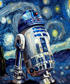 Starry Night R2d2 Diamond Painting