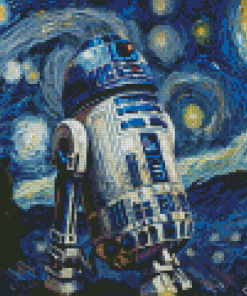 Starry Night R2d2 Diamond Painting