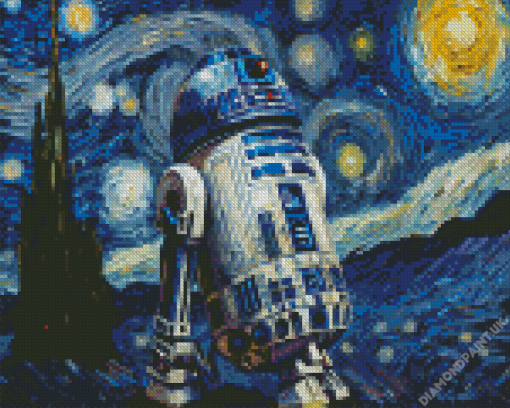 Starry Night R2d2 Diamond Painting