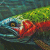 Steelhead Trout Fish Art Diamond Painting