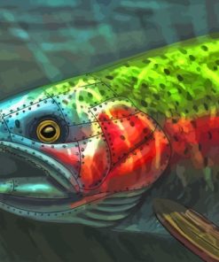Steelhead Trout Fish Art Diamond Painting
