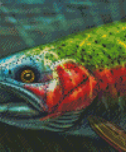 Steelhead Trout Fish Art Diamond Painting