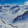 Stubai Glacier Mountain Diamond Painting