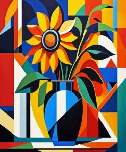 Sunflower Cubism Diamond Painting