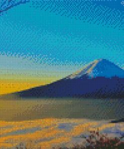 Sunrise At Mt Fuji Diamond Painting