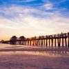 Sunset Naples Pier Diamond Painting