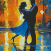 Tango In Rain Diamond Painting