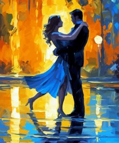 Tango In Rain Diamond Painting