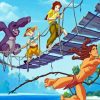 Tarzan And Jane Diamond Painting