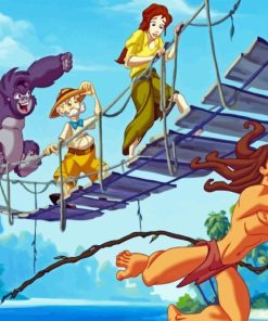 Tarzan And Jane Diamond Painting