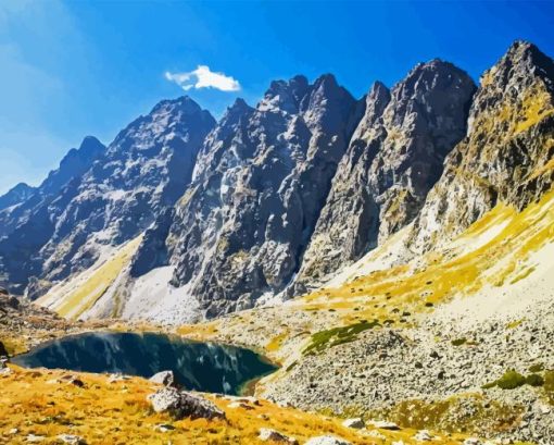 Tatra Mountains Diamond Painting