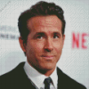 The Actor Ryan Reynolds Diamond Painting