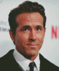 The Actor Ryan Reynolds Diamond Painting