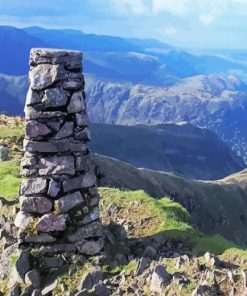 The Red Screes Diamond Painting