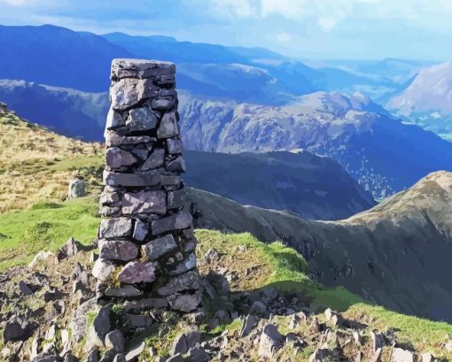 The Red Screes Diamond Painting