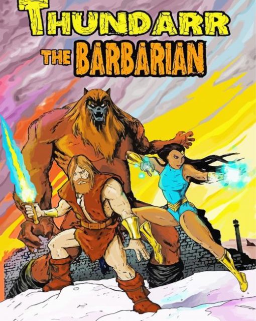 Thundarr The Barbarian Poster Diamond Painting