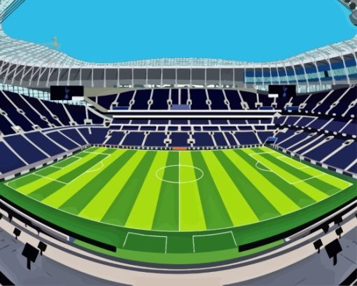 Tottenham Hotspur Stadium Diamond Painting