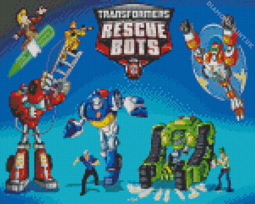 Transformers Rescue Bots Diamond Painting