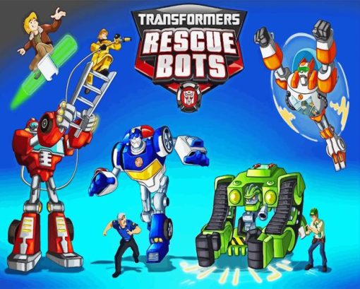 Transformers Rescue Bots Diamond Painting