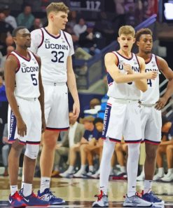 UConn Huskies Basketball Team Diamond Painting