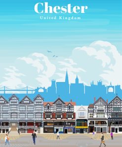 United Kingdom Chester Poster Diamond Painting