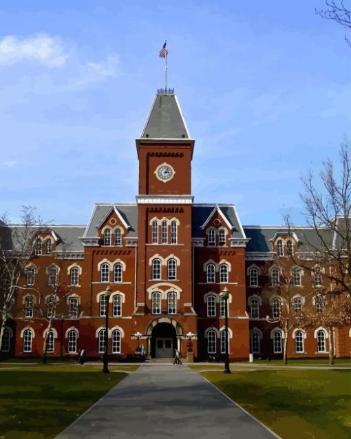 University Hall OSU Diamond Painting