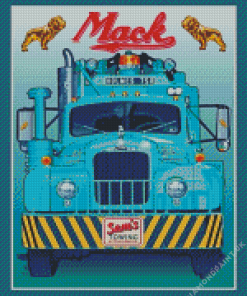 Vintage Mack Truck Diamond Painting