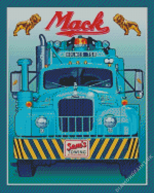 Vintage Mack Truck Diamond Painting