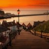 Whitby Abbey Steps Sunset Diamond Painting