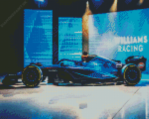 Williams F1 Car Diamond Painting