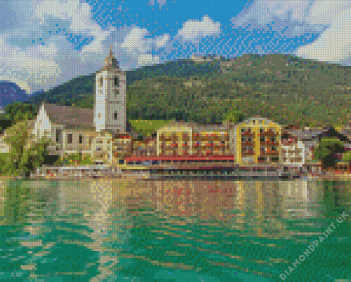 Wolfgangsee Diamond Painting