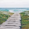 Wooden Path To The Beach Diamond Painting