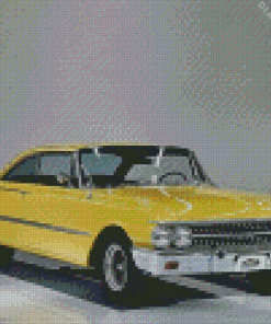 Yellow Ford Starliner Diamond Painting